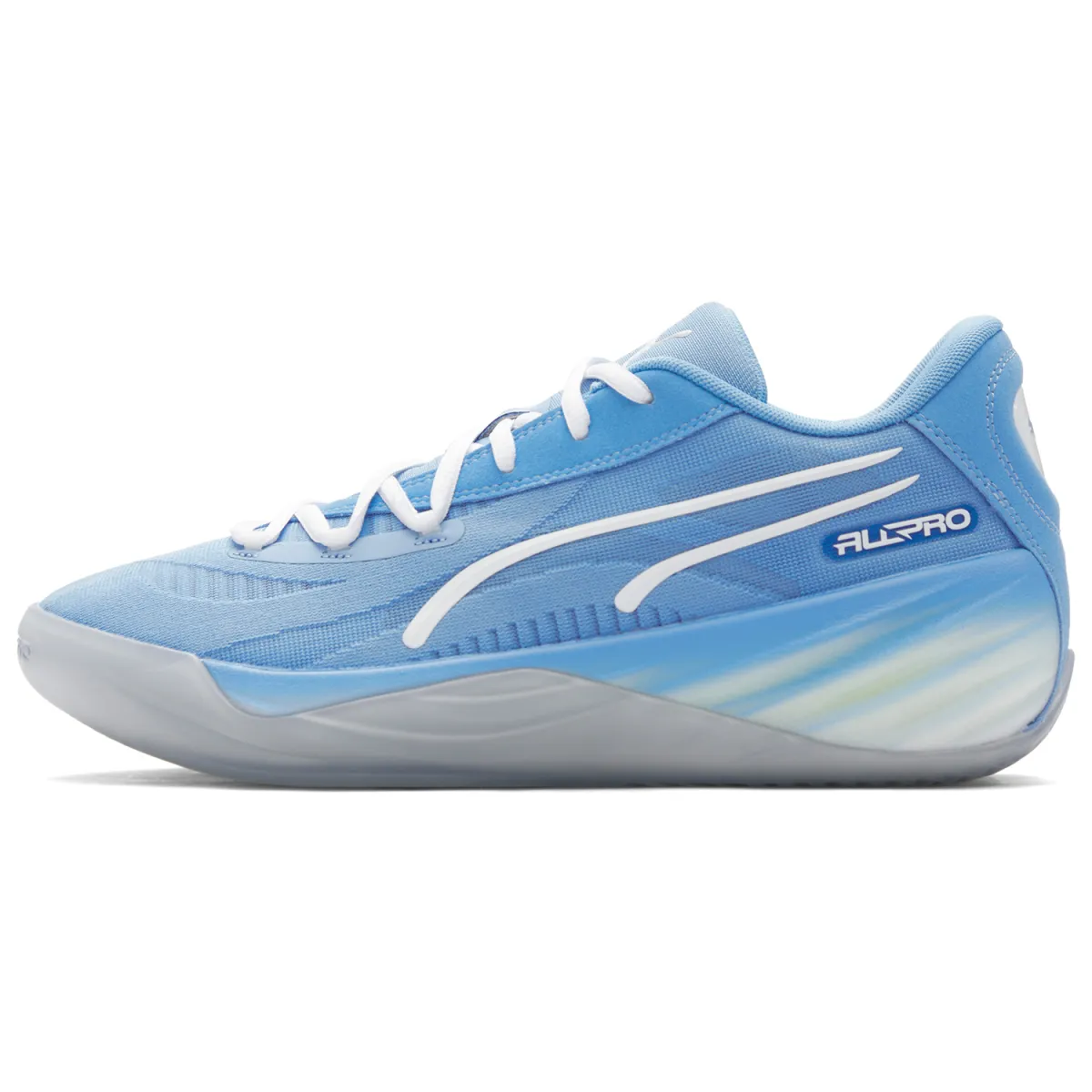 PUMA All Pro Nitro Abrasion Resistant Low top Basketball Shoes Men's Blue