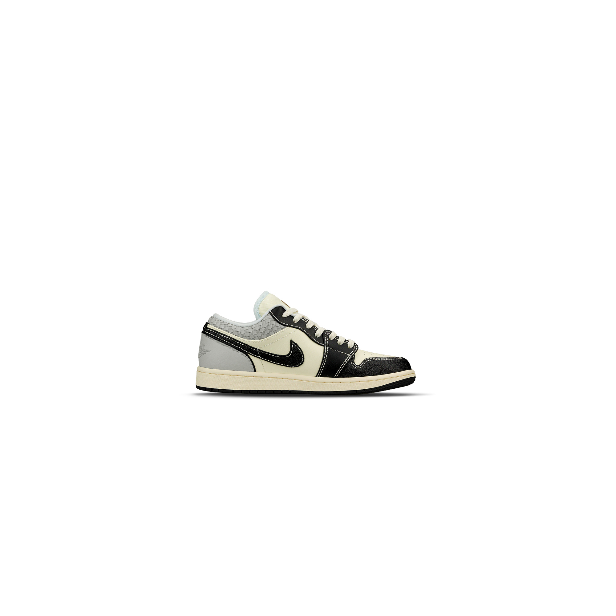 Jordan Air Jordan 1 Wear resistant And Lightweight Low top Vintage Basketball Shoes Men’s Black