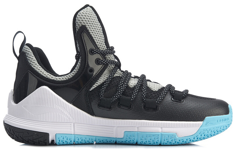 Li Ning 6th Person 2019 The Sixth Person Low top Basketball Shoes Men’s Black White