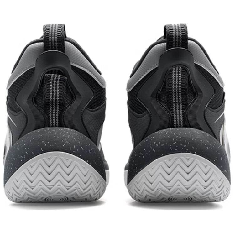 XTEP Wind TD Cushioning Slip Resistant High top Basketball Shoes Men’s Gray Black