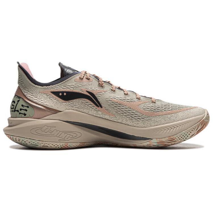 Li Ning Sonic 12 V2 Cushioning Slip Resistant Abrasion Resistant Breathable Low top Basketball Shoes Men’s Brown