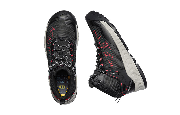 Keen NXIS EVO MID WP Low top Hiking Shoes, Outdoor Shoes Men’s Black