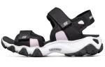Skechers D'LITES 2.0 Mesh Comfortable Beach Sandals Women's Black Pink