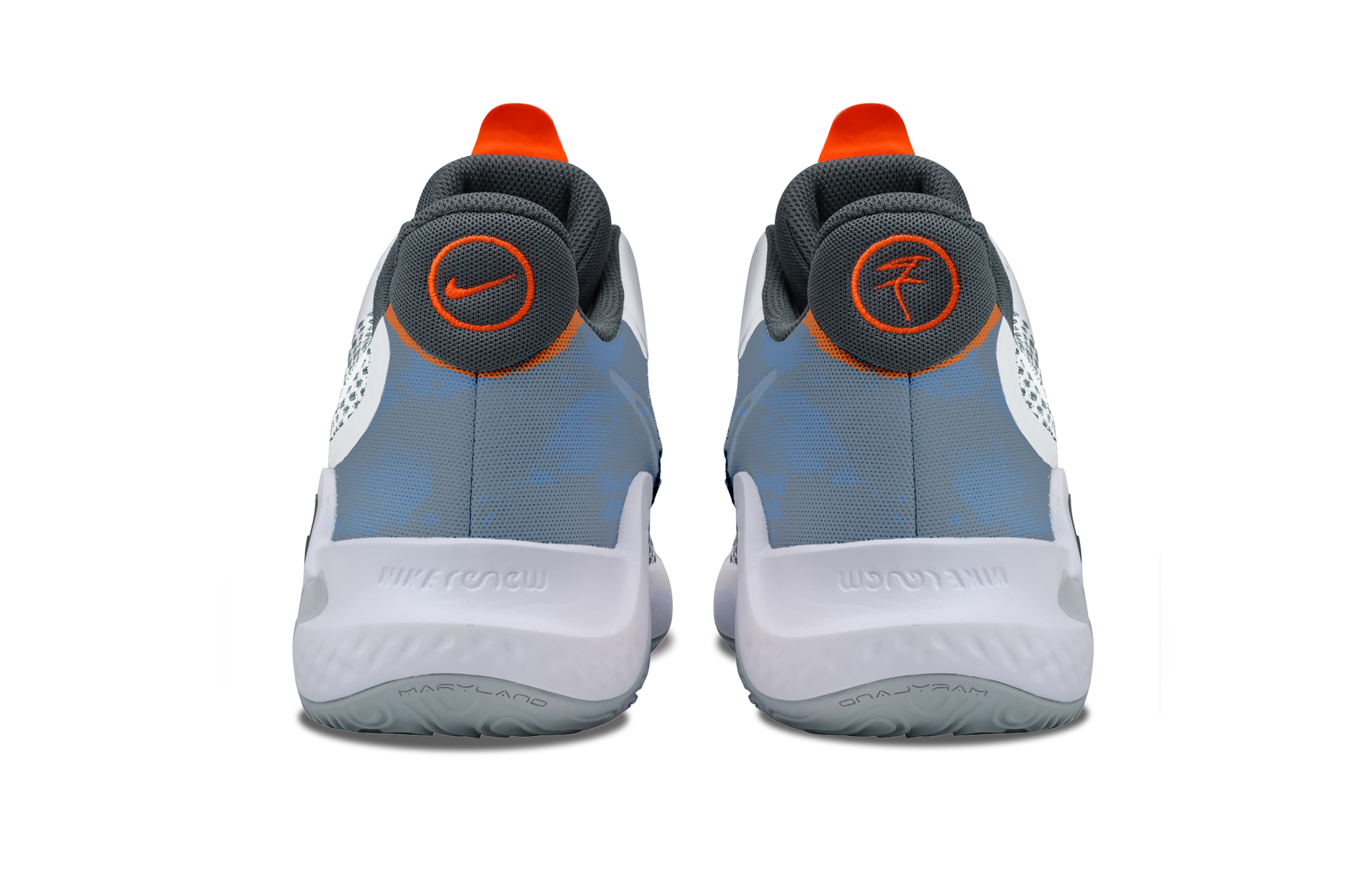 Nike KD Trey 5 IX Cushioning, Wear Resistant Mid top Basketball Shoes Unisex Gray White