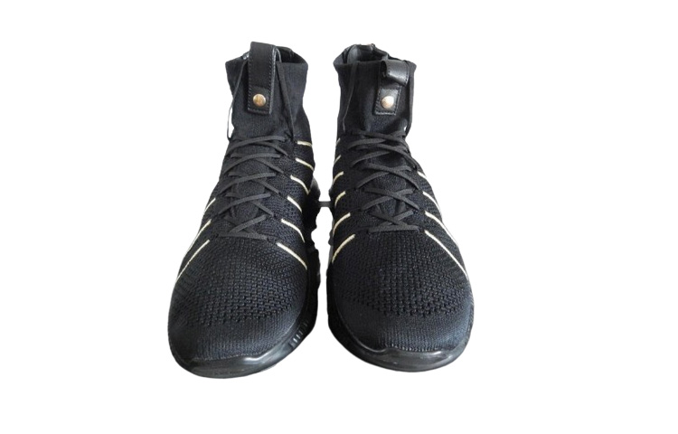 Мужские кроссовки Nike Free Flyknit Mercurial (черные) — фото 4