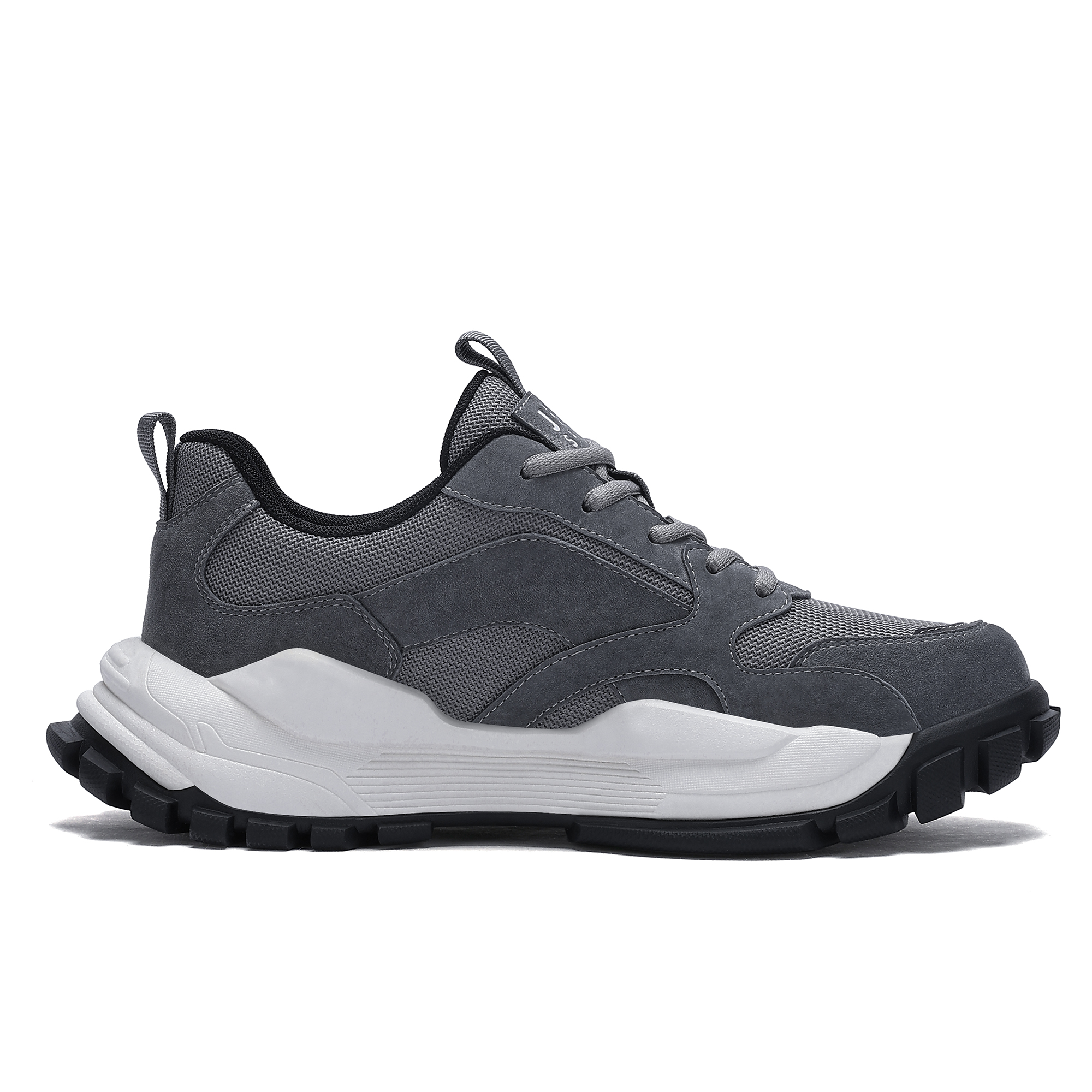 JEEP SPIRIT Cushioning Abrasion Resistant Lightweight Breathable Low top Hiking Shoes Men’s Volcanic Ash