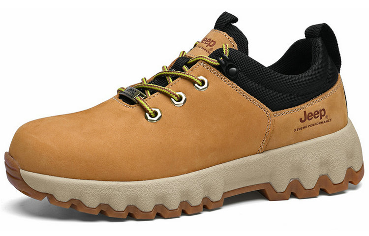 Jeep Mountaineering & Hiking Shoes Unisex Low Top Gold