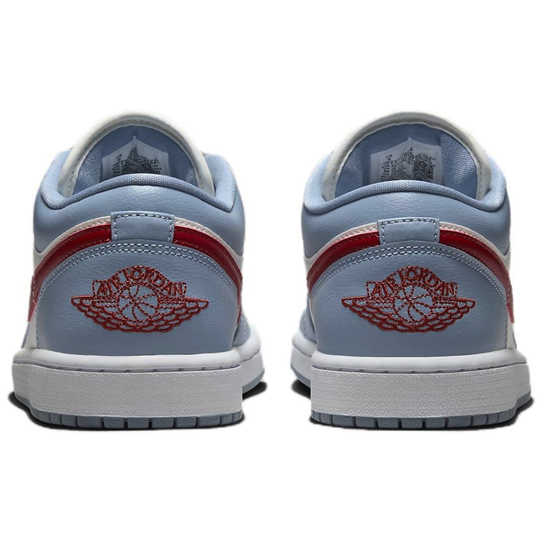 Jordan 1 Low Blue Whisper Dune Red Women’s