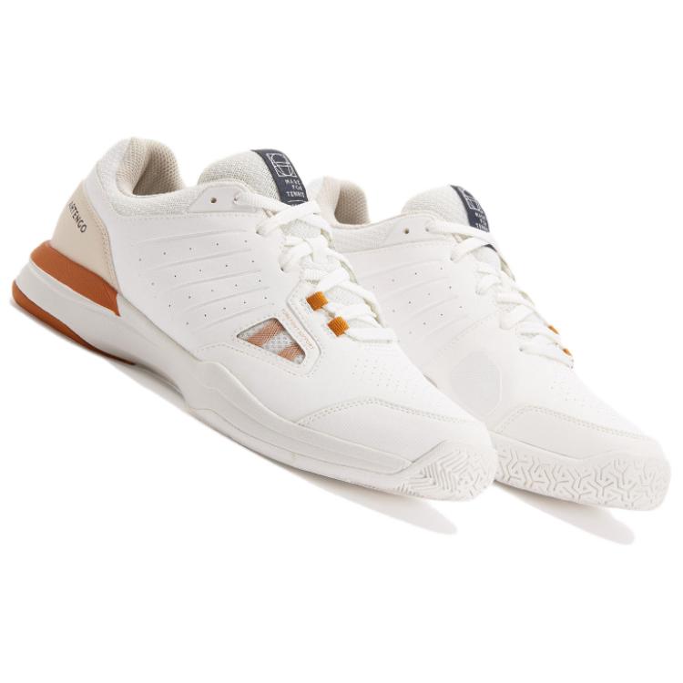 DECATHLON Abrasion Resistant Breathable Low top Tennis Shoes Men’s Ecru