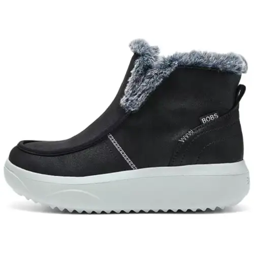Skechers Bob's Comfortable Short Snow Boots Women's Black