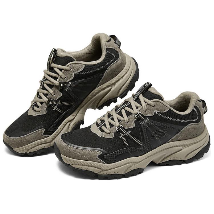 Skechers VIGOR At Abrasion Resistant Rebound Low top Hiking Shoes Men’s Black