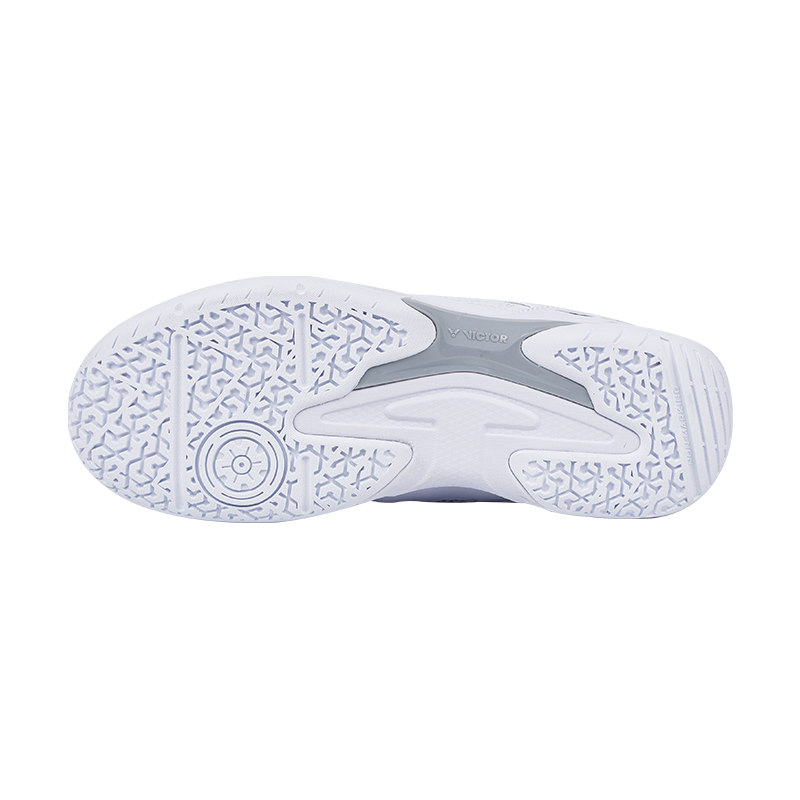 VICTOR Club Collection PU, Mesh Breathable Low top Badminton Shoes Unisex White