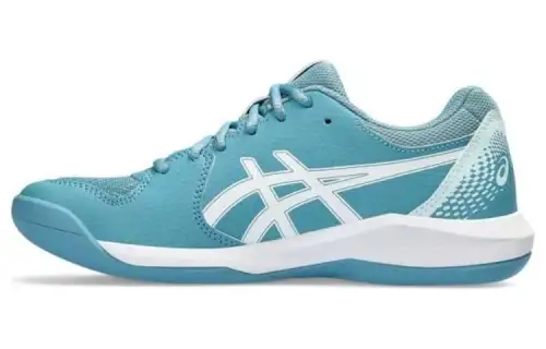 ASICS Gel Dedicate 8 Indoor Gris Blue White Women's