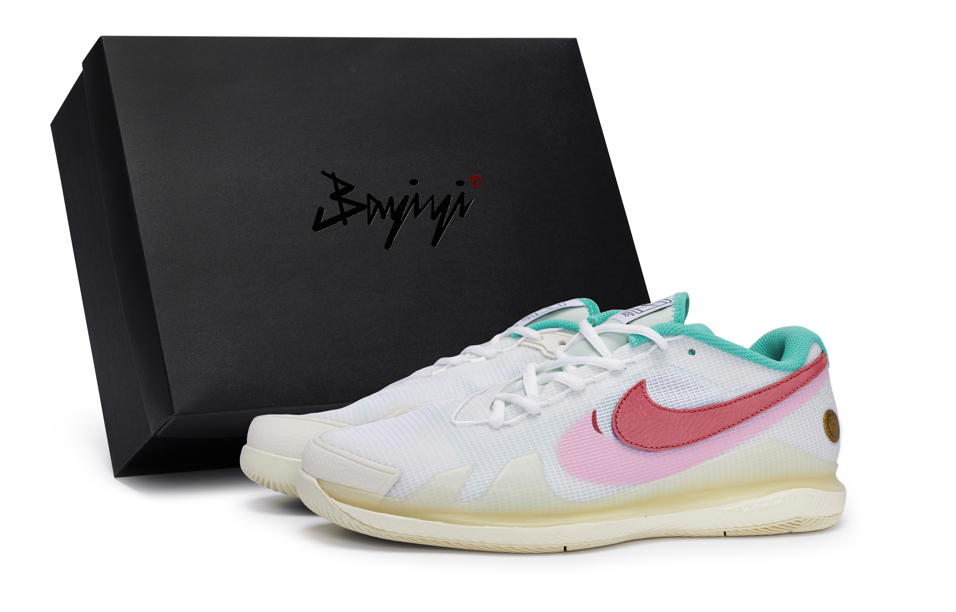Nike Air Zoom Vapor Pro 811 Manufacturing, Cloud Clear Red, Special Shoe Box Minimalist Style