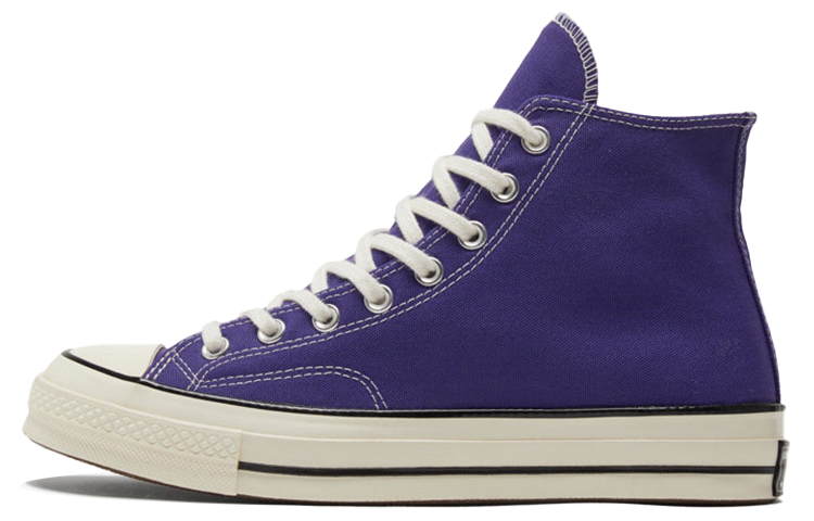 Converse 1970s chuck taylor classic, versatile, comfortable and everyday high-top canvas shoes, same style for men and women, imperial purple