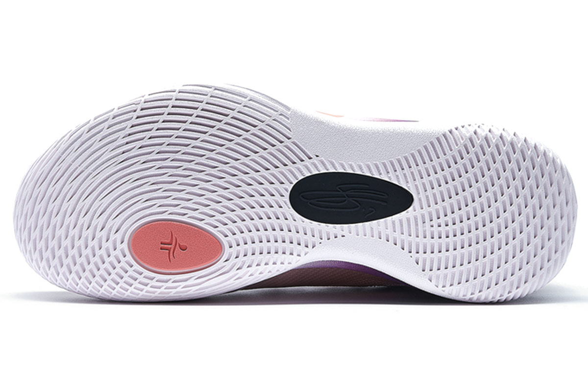 XTEP Lin Generation Low top Basketball Shoes Men’s Light Pink Purple