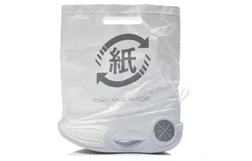 Li Ning, Chinese origami, shock-absorbing non-slip wear-resistant white basketball shoes