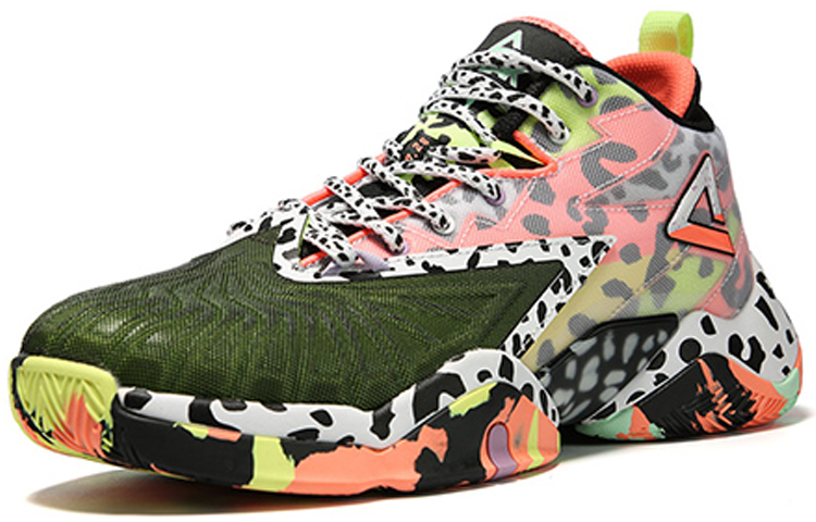 PEAK Taichi, Lightning 2020 Leopard Rage PU, Textile, Synthetic Leather