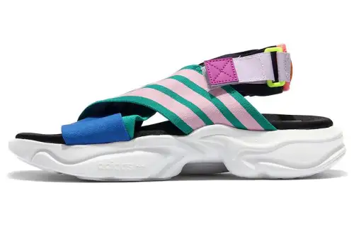 Adidas Wmns Magmur Sandal 'Glory Green Pink Blue' Women's