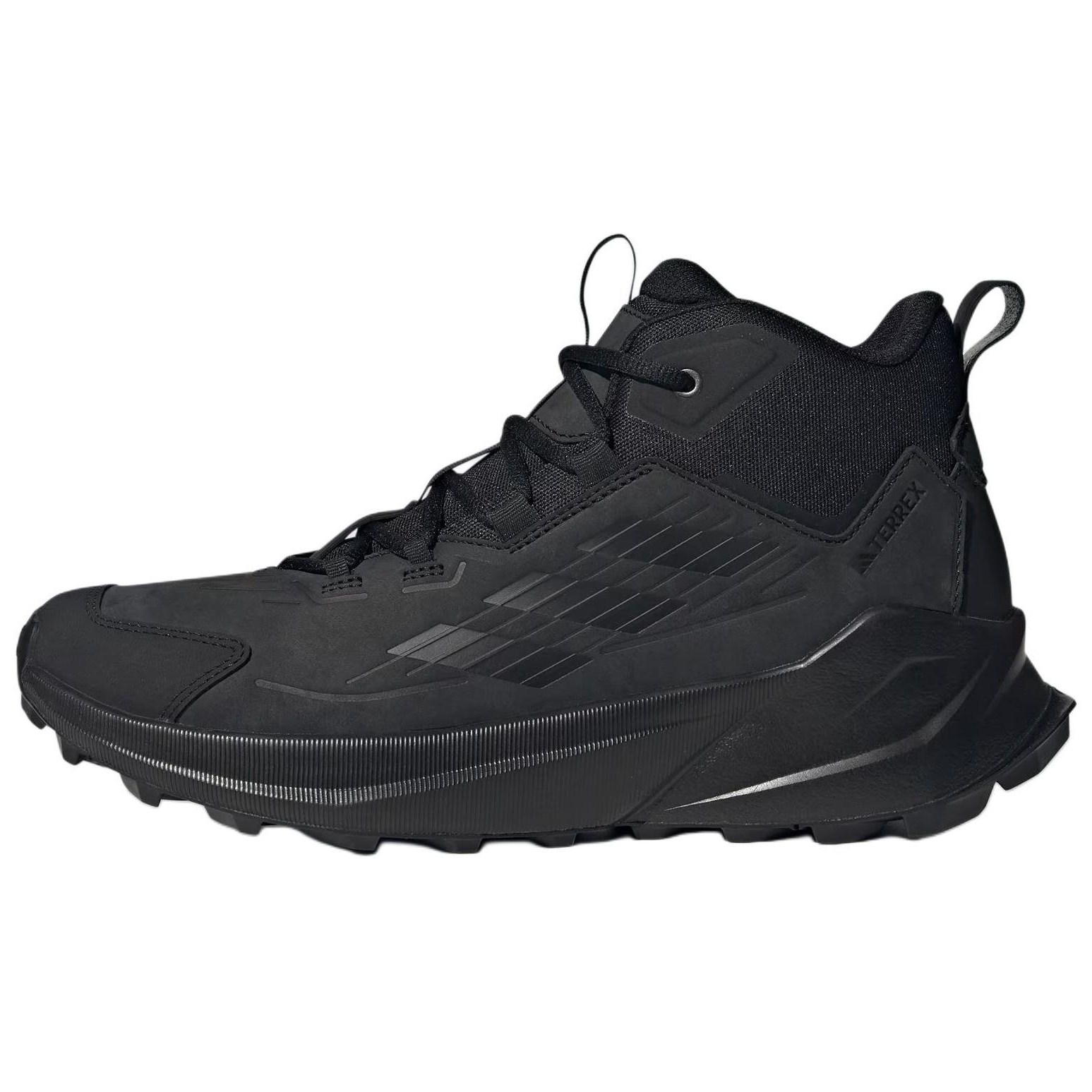 Adidas TERREX TRAILMAKER 2.0 Slip Resistant Abrasion Resistant Mid top Hiking Shoes Men’s Black