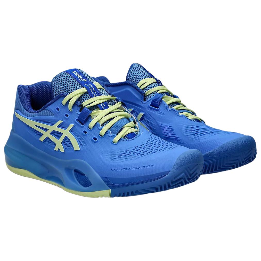 ASICS Gel Resolution X Clay Blue Coast Huddle Yellow Women’s