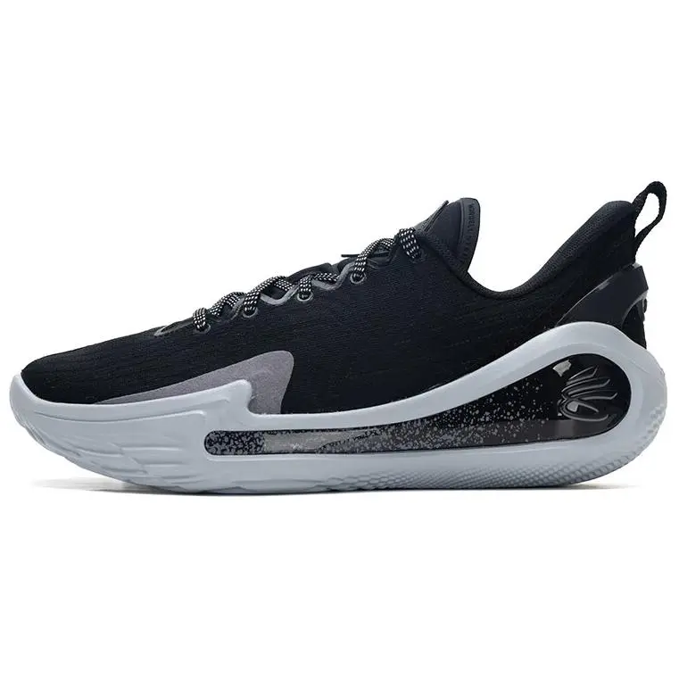 Under Armour Slip Resistant Abrasion Resistant Low top Basketball Shoes Unisex Black