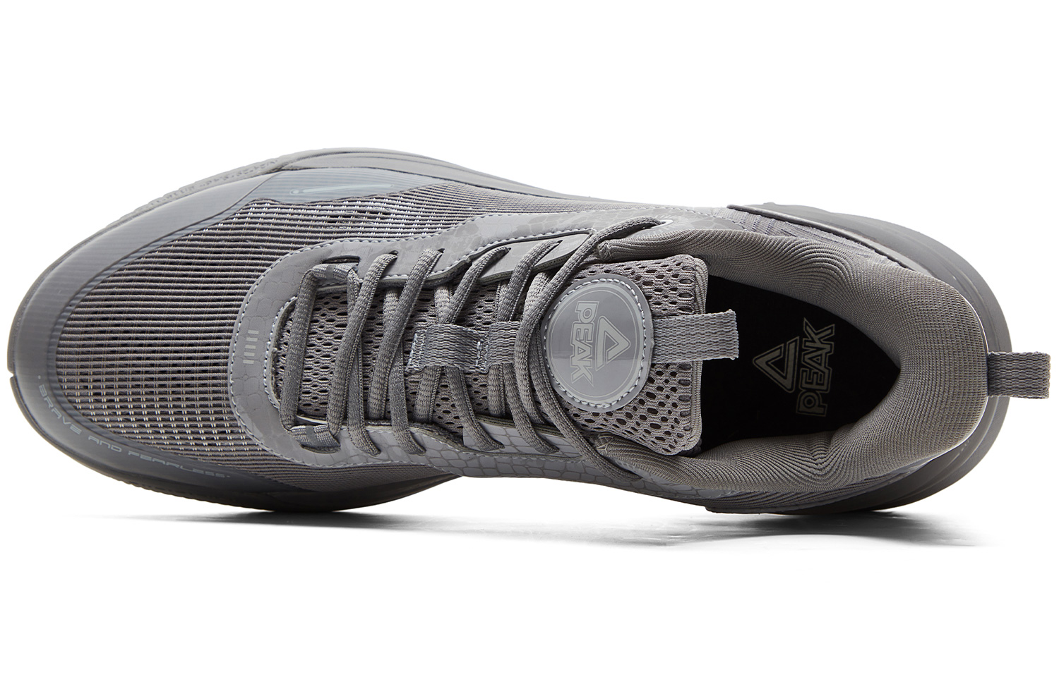 PEAK Rogue 2.0 Basketball Shoes Men’s Low Top Silver Gray