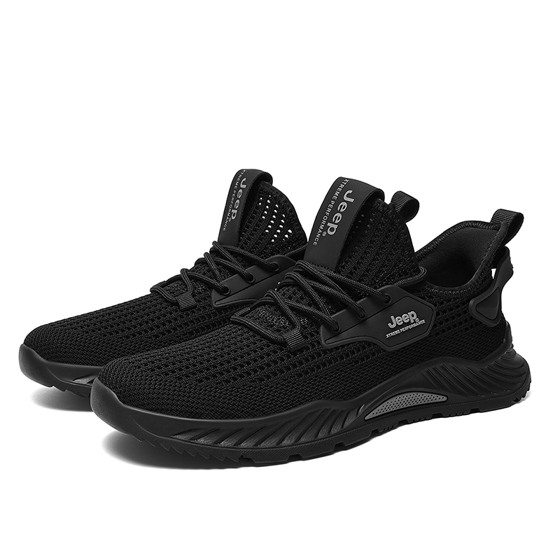 Jeep Low top Mountaineering Shoes Unisex Black