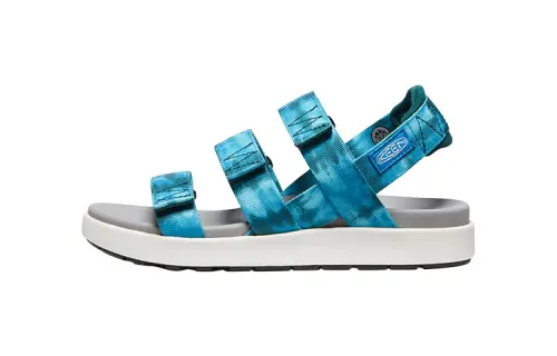 Keen Elle Backstrap Fabric Beach Sandals Women's Tie Dye Turquoise