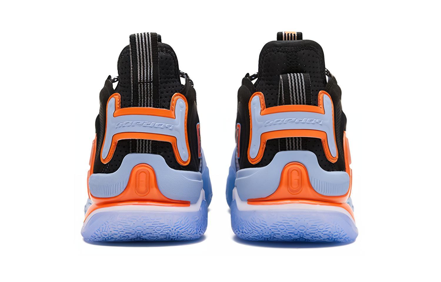 361° AG 1 Basketball Shoes Men’s Mid Top Blue/Black/Orange