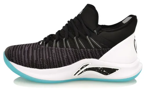 Li Ning Cushioning Slip Resistant Abrasion Resistant Lightweight Low top Basketball Shoes Men's
