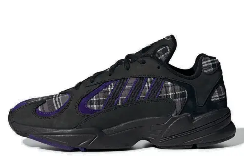 Adidas Yung-1 'Purple Plaid'