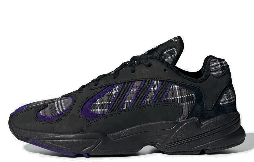 Adidas Yung-1 'Purple Plaid'