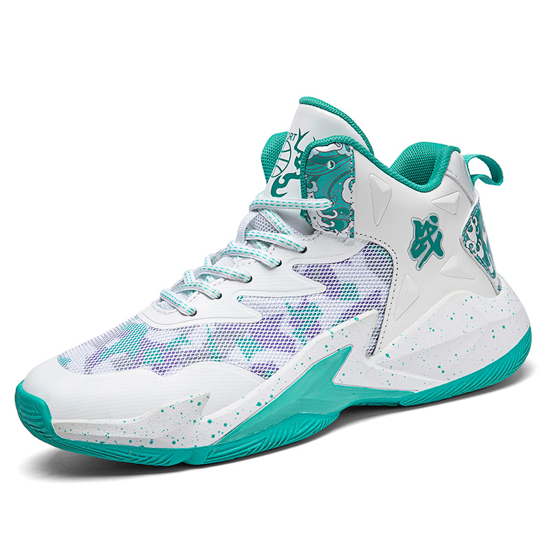 GQWE Slip Resistant And Breathable High top Basketball Shoes Unisex