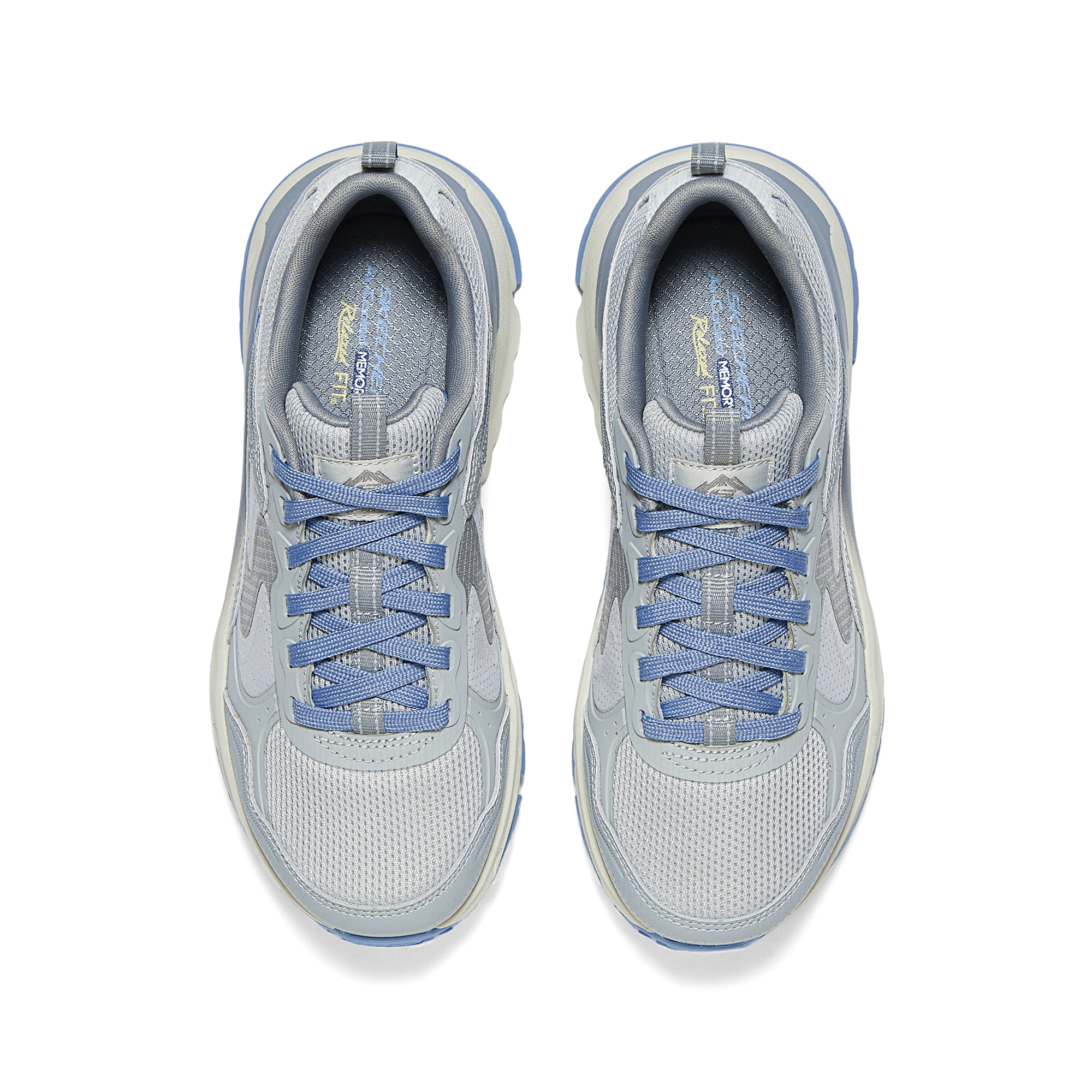 Skechers D’LUX JOURNEY Abrasion Resistant Low top Mountaineering Shoes Women’s Gray Blue