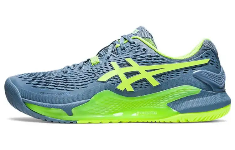 ASICS Gel Resolution 9 'Steel Blue Hazard Green'