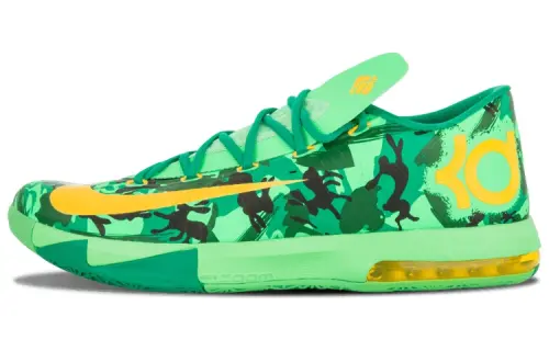 Nike KD 6 Easter Easter Durant 6 actual round head lace-up non-slip wear-resistant lightweight low-top basketball shoes men's green