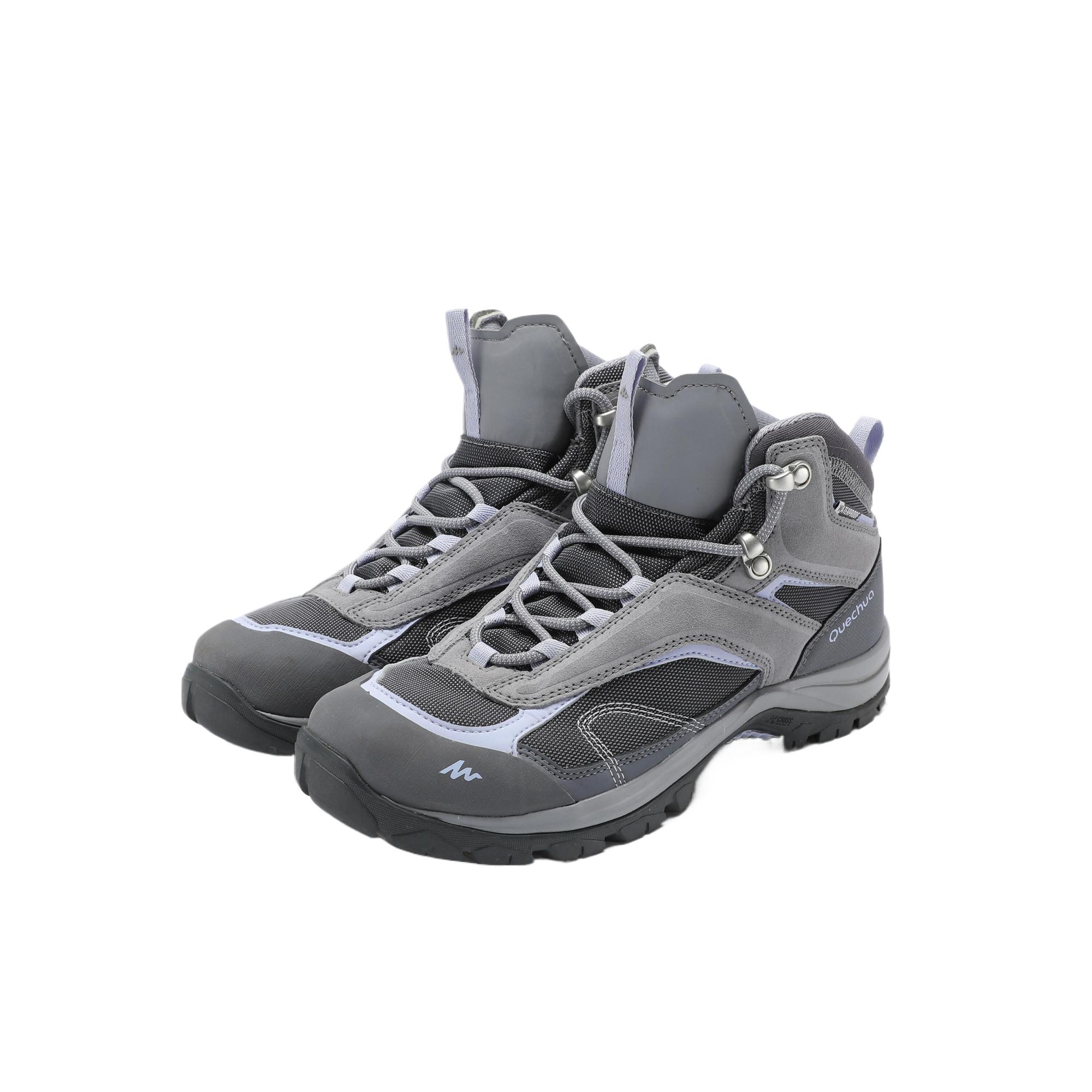 DECATHLON MH100 Outdoor Sports Cushioning High top Mountaineering Shoes Women’s Gray