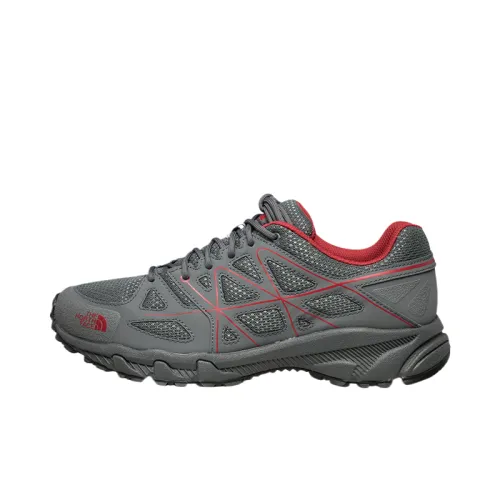 THE NORTH FACE Slip Resistant Abrasion Resistant Grip Low top Hiking Shoes Men's Gray