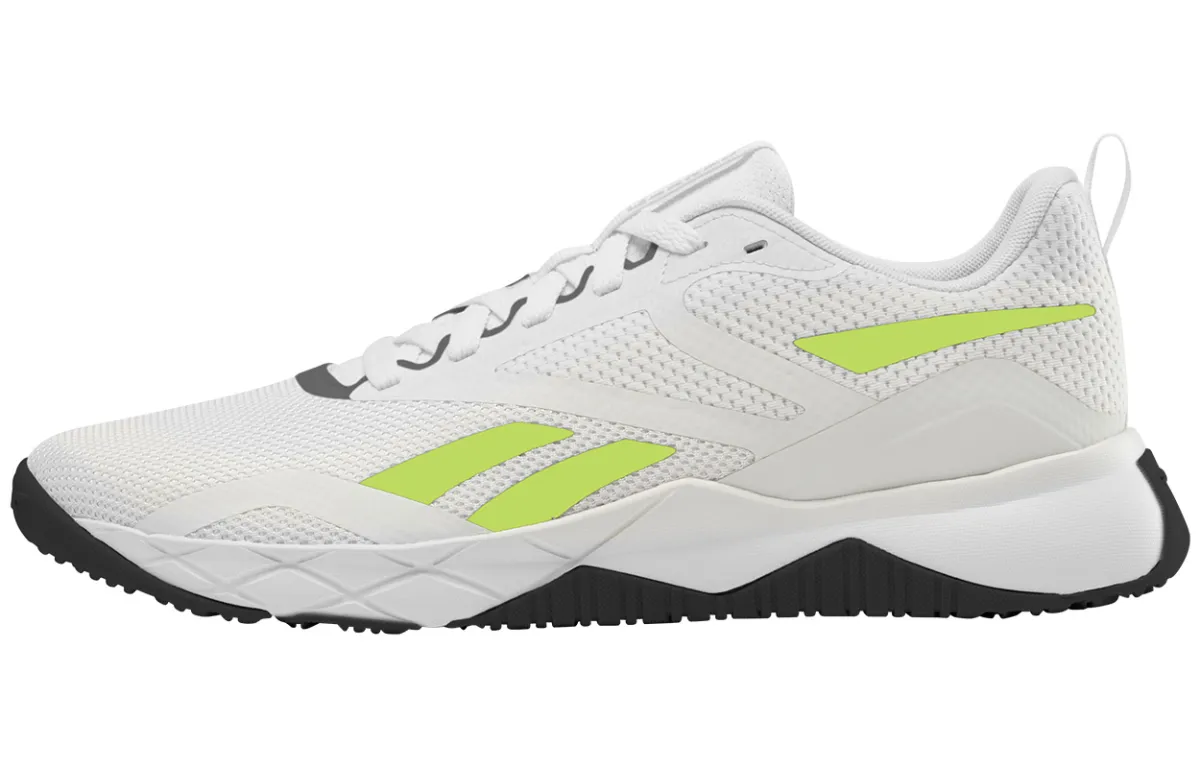 Reebok Abrasion Resistant, Lightweight, And Breathable Low top Training Shoes Men's White