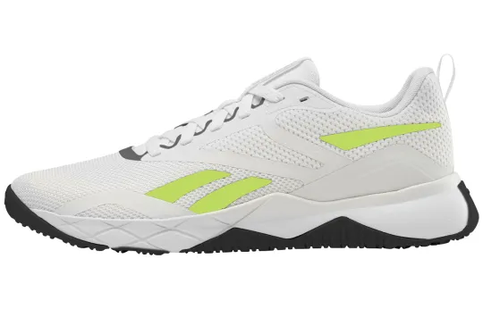 Reebok Abrasion Resistant, Lightweight, And Breathable Low top Training Shoes Men's White
