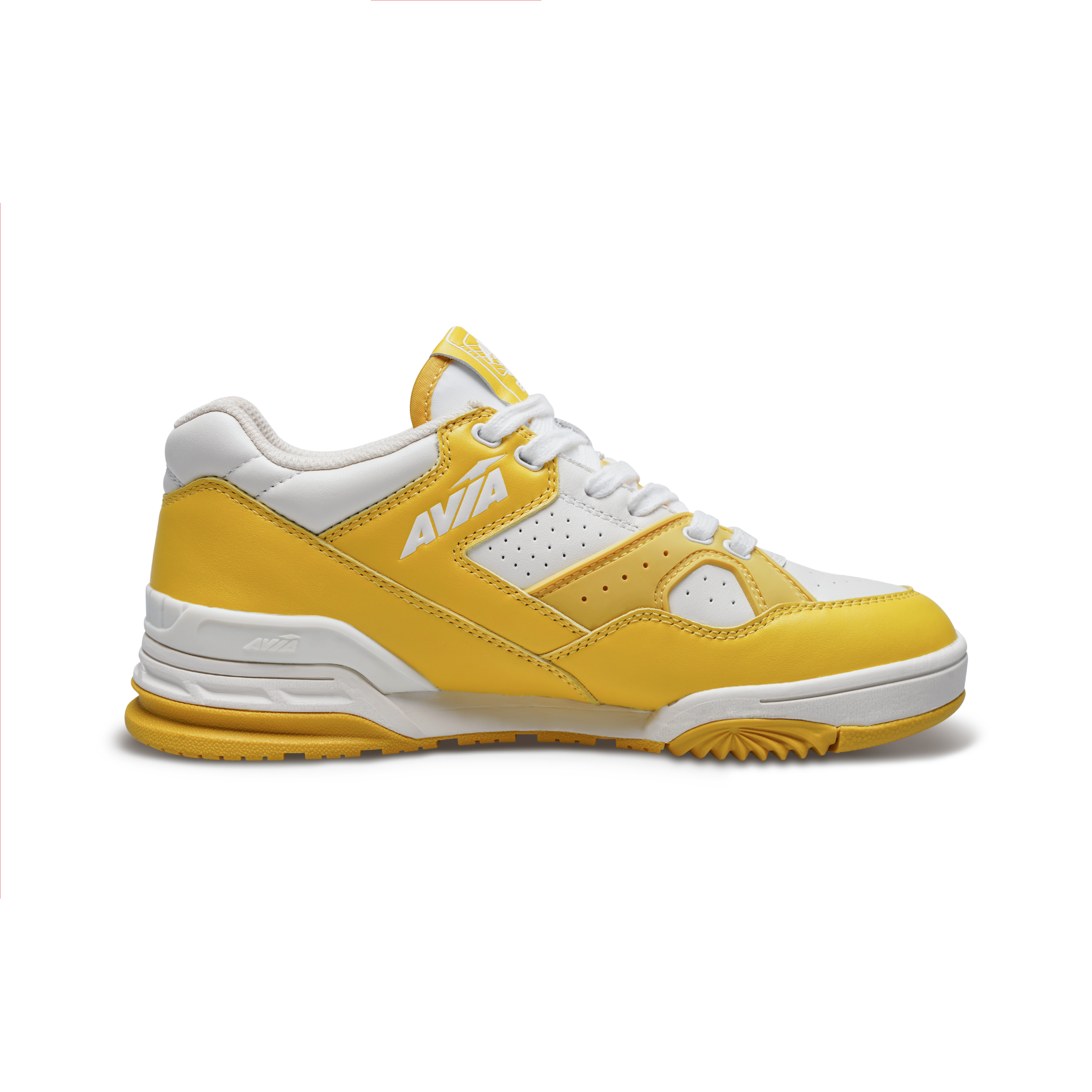 AVIA 855L Low top Lightweight Vintage Basketball Shoes Women’s Bright White Yellow