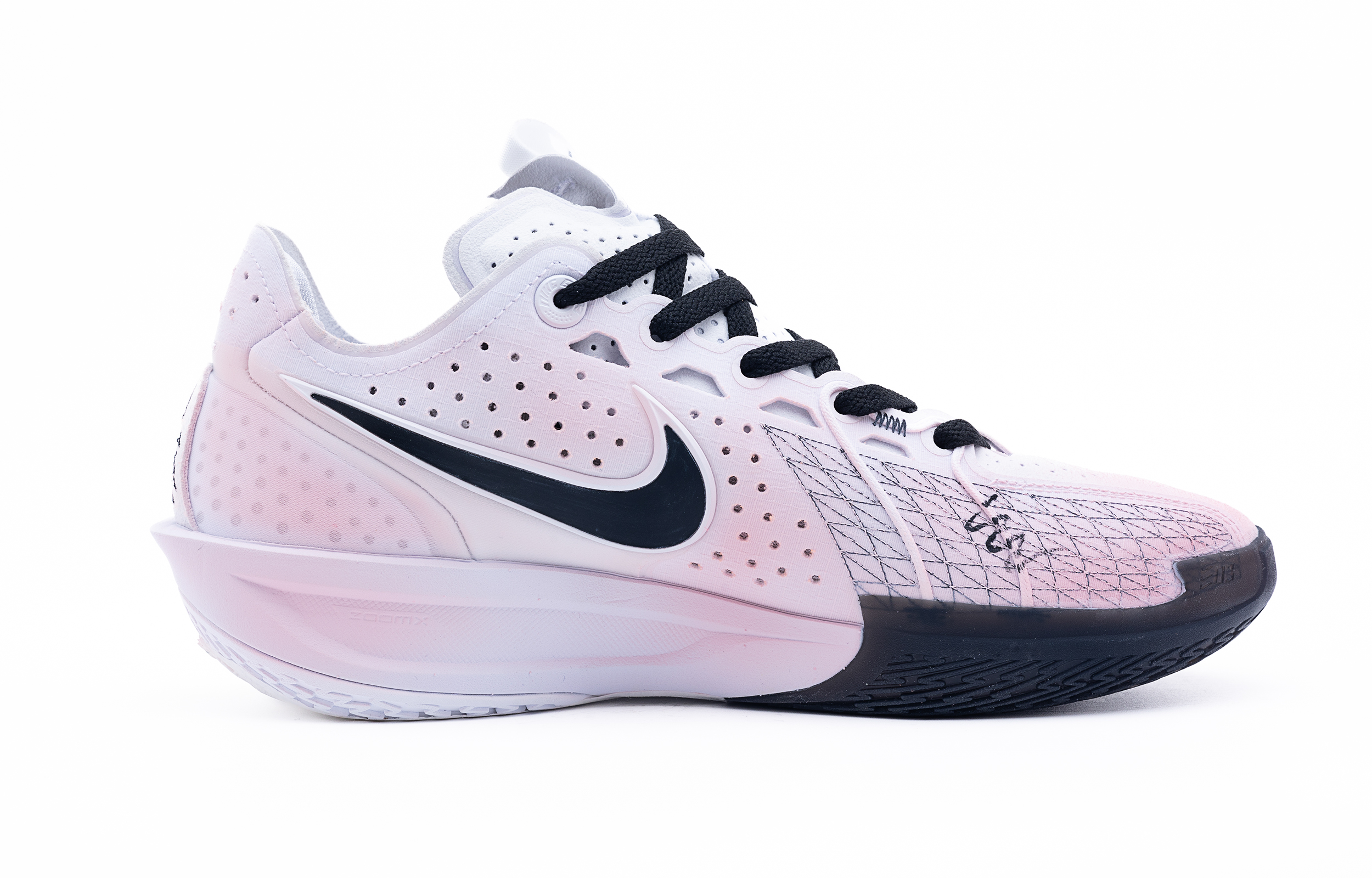 Nike G.T. Cut 3 Pink Lucky Day Slip Resistant Abrasion Resistant Low top Basketball Shoes Unisex Pink Black