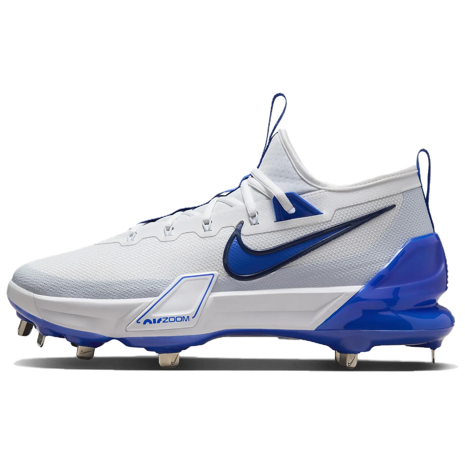 Nike Force Zoom Trout 9 Elite White Midnight Navy Football Grey Hyper Royal