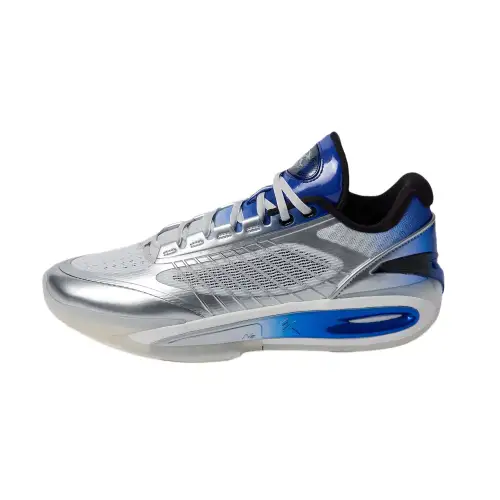 WASSUP X ANTA KT10 Basketball Shoes Men's Low Top Gray Silver Blue