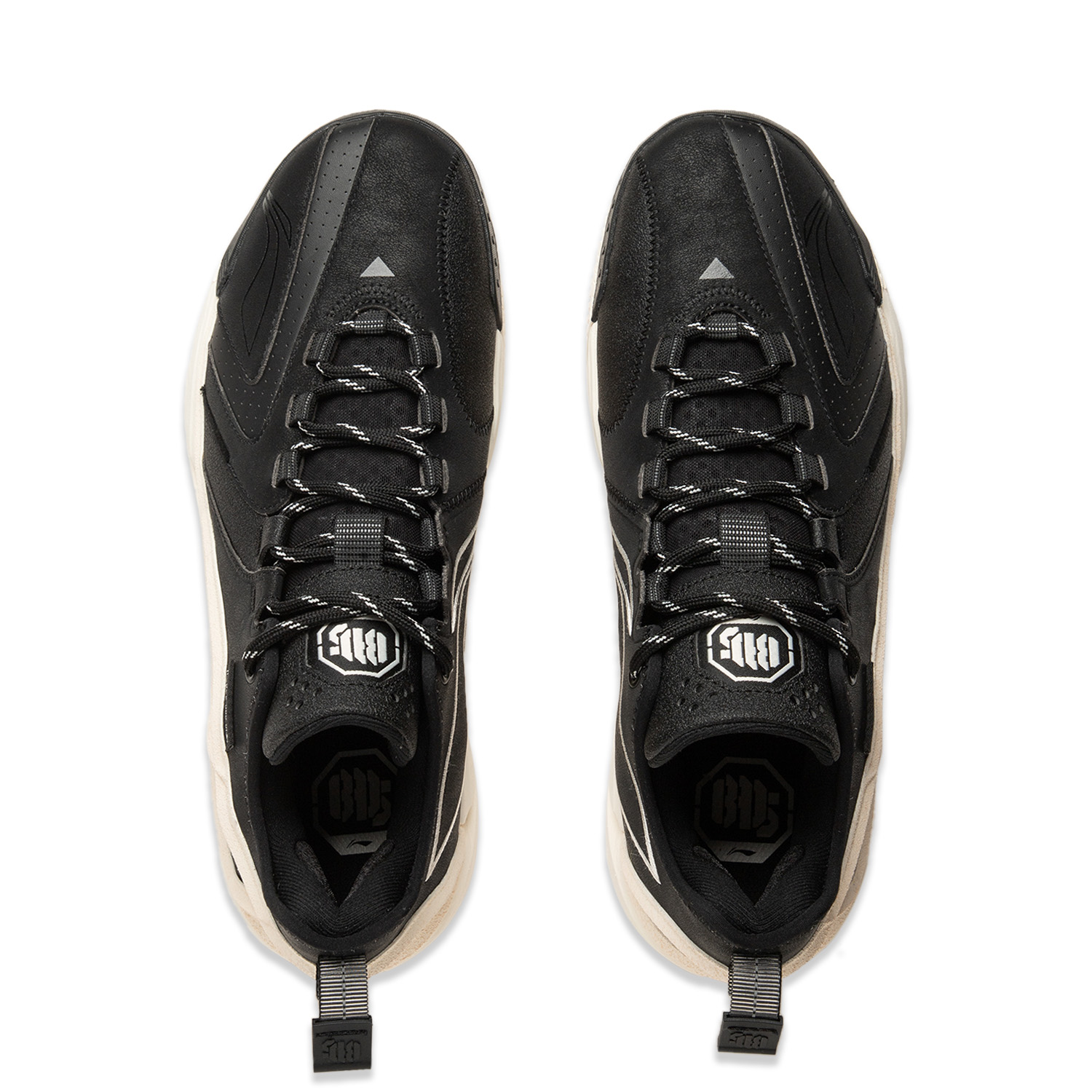 Li Ning BadFive 4.5 Abrasion Resistant Low top Basketball Shoes Men’s Black White