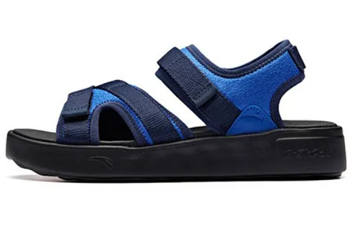 ANTA Beach Sandals Men's Coastal Blue/Bright Blue/Black