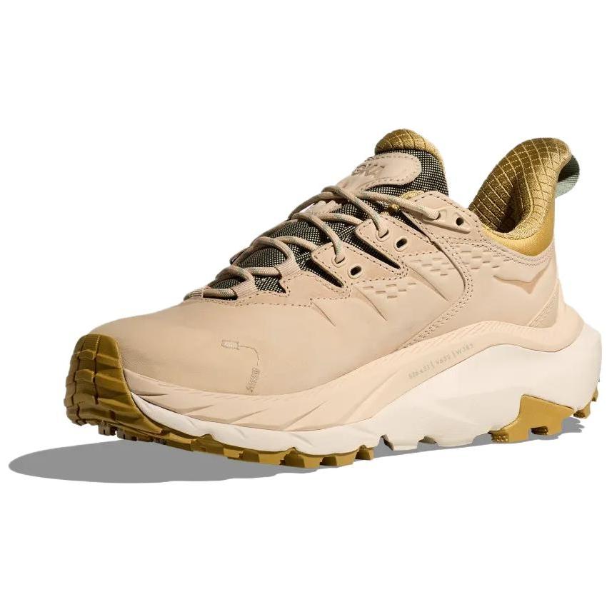 HOKA ONE ONE Kaha 2 Comfortable Slip Resistant Low top Mountaineering Shoes Women’s Gray Beige