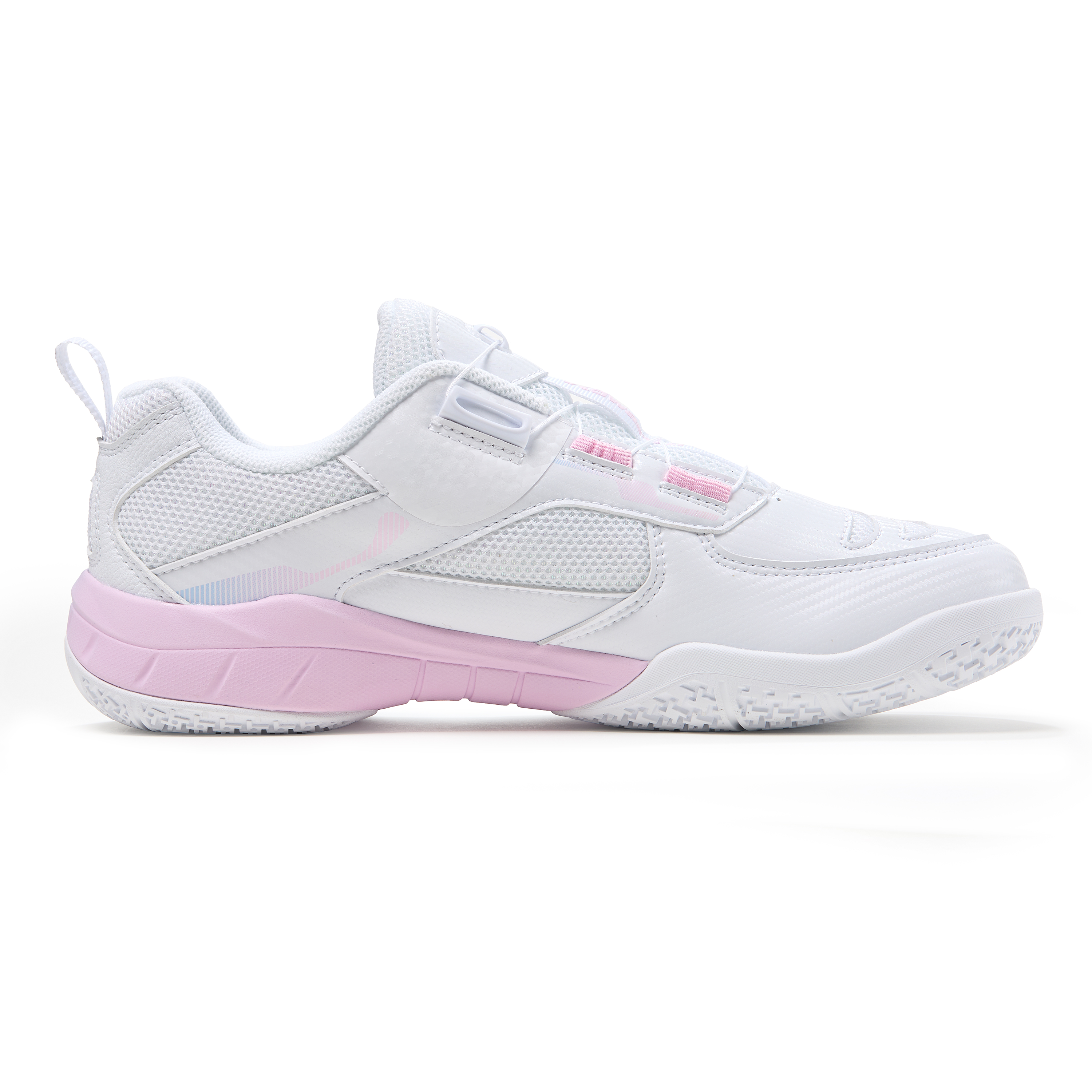 Kawasaki Cushioning Slip Resistant Coverage Low top Badminton Shoes Unisex White Pink Blue