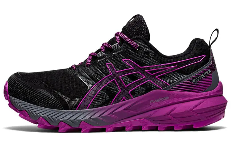 ASICS Gel Trabuco 9 Gore Tex 'Black Digital Grape' Women's
